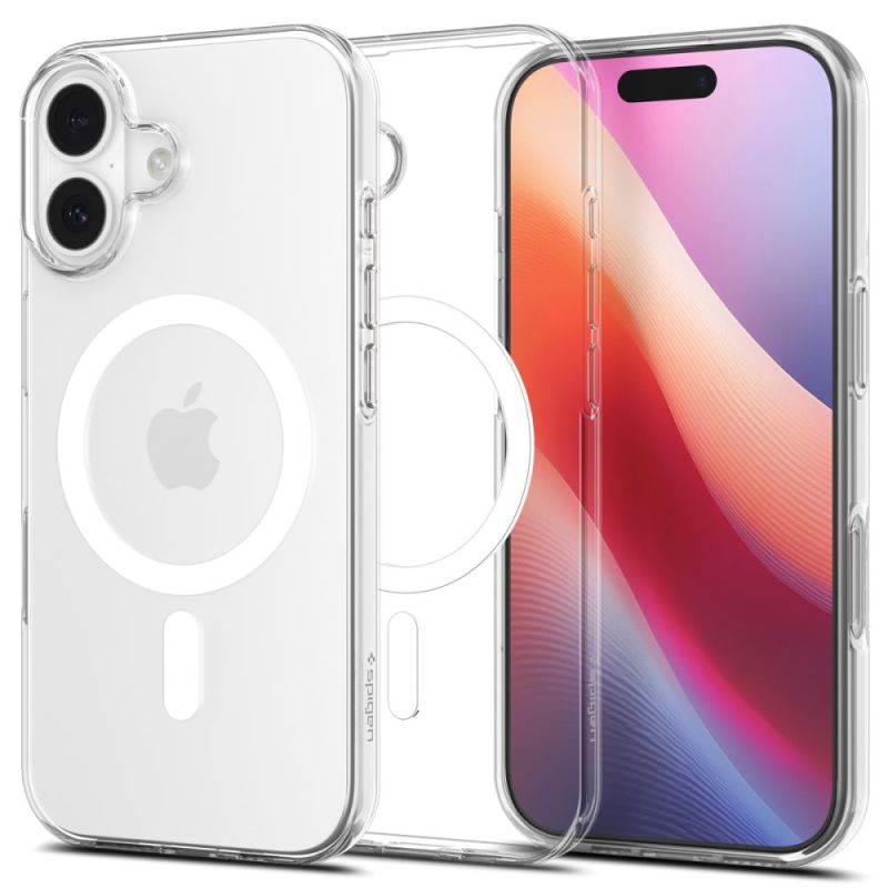 Husa pentru iPhone 17 - Spigen Liquid Crystal MagSafe (ACS10397) - Clear / White