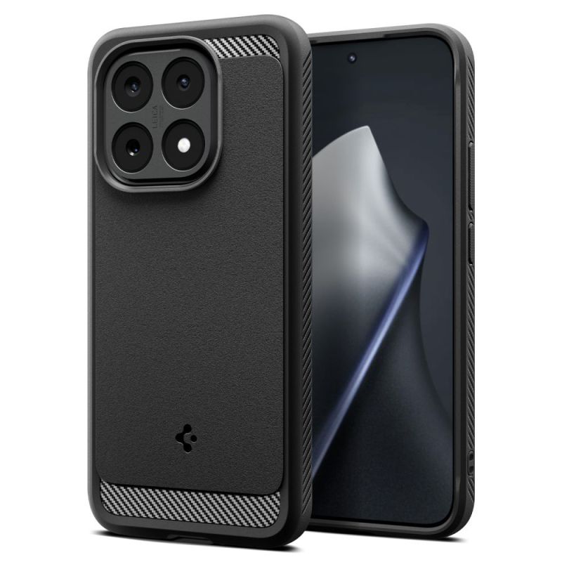 Husa pentru Xiaomi 15T - Spigen Rugged Armor (ACS10459) - Matte Black