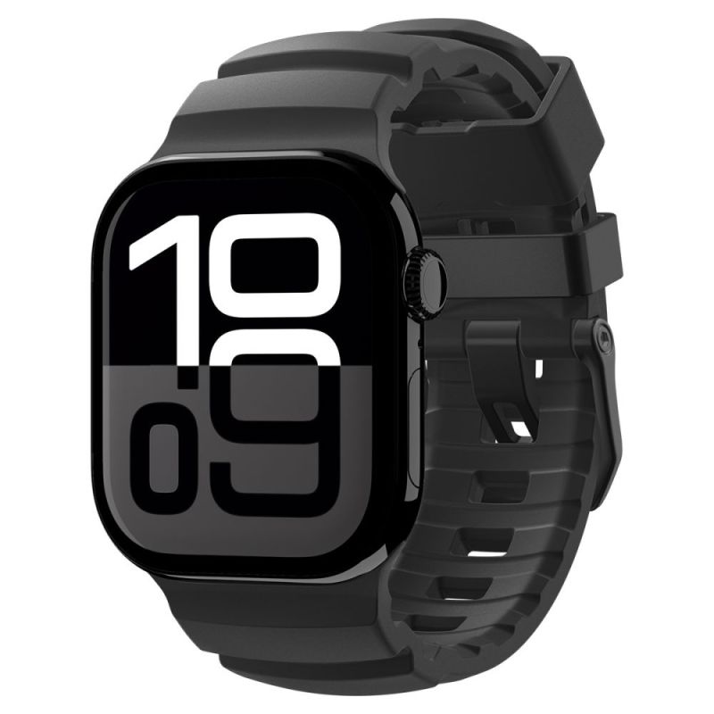 Curea pentru Apple Watch 8/9/10/11/SE/SE 2/SE 3/Ultra/Ultra 2/Ultra 3/Ultra 4 (44/45/46/49mm) - Spigen Watchband WBS2 (AMP10508) - Black