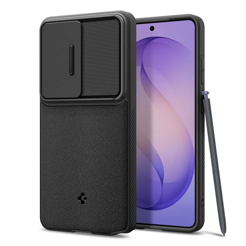 Husa Samsung Galaxy S26 Ultra - Spigen Optik Armor (ACS10687) - Black
