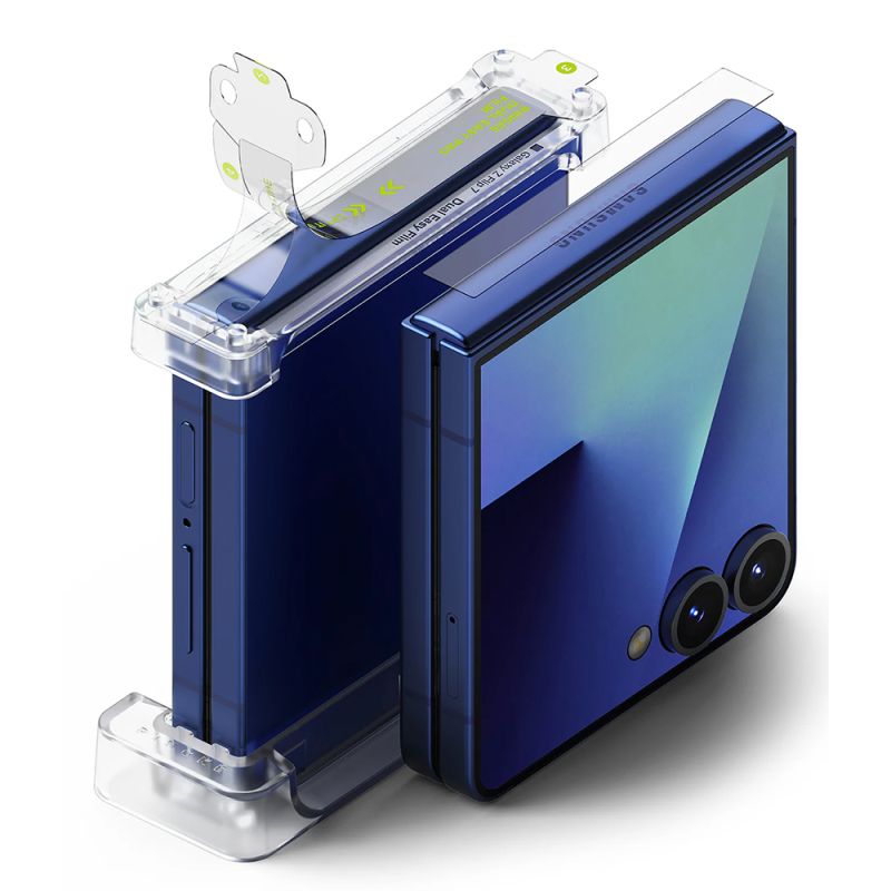 Folie pentru Samsung Galaxy Z Flip7 (set 2) - Ringke Hinge Dual Easy Pro Film - Clear