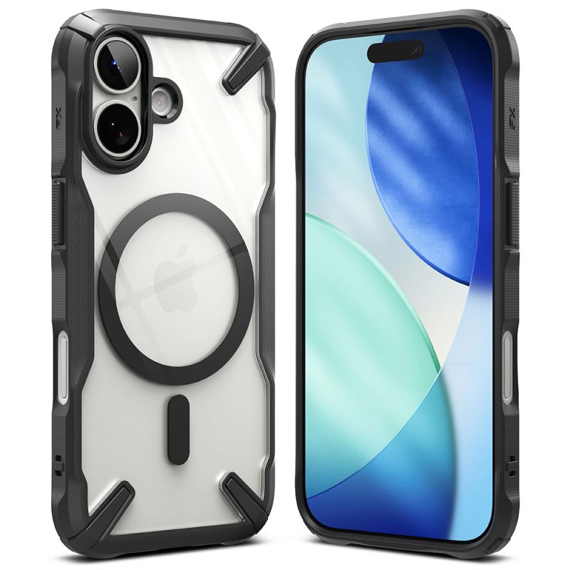 Husa pentru iPhone 17 - Ringke Fusion X MagSafe - Black