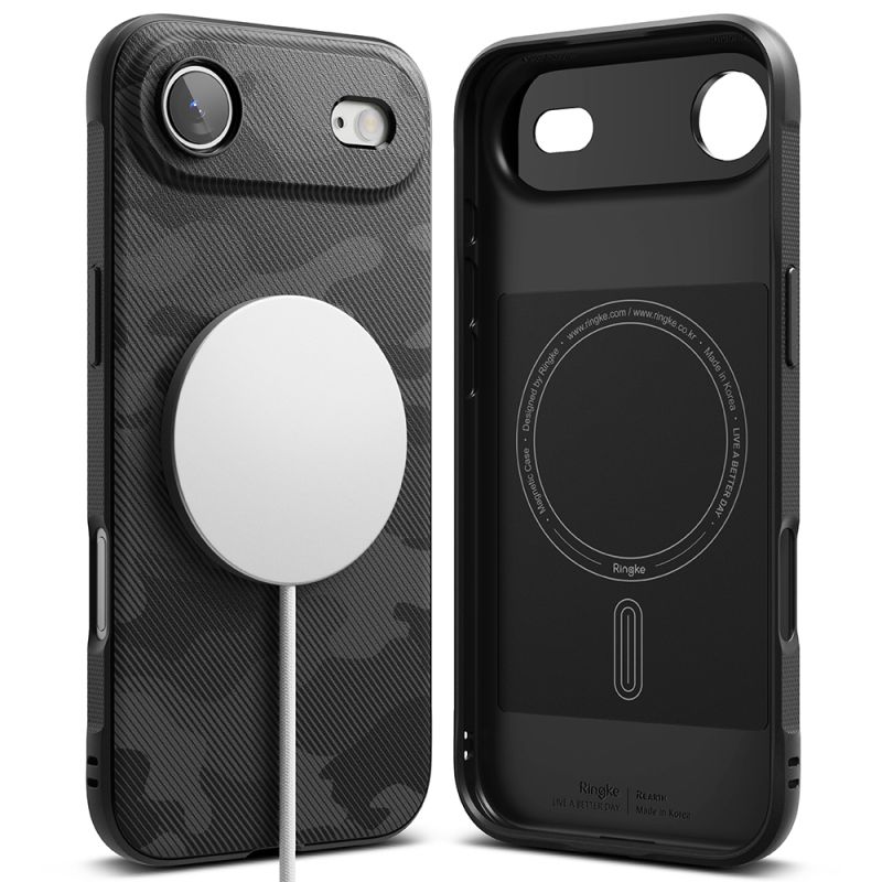 Husa pentru iPhone 17 Air - Ringke Onyx MagSafe - Camo Black