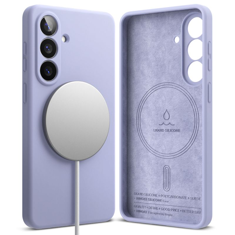 Husa pentru Samsung Galaxy S26 - Ringke Silicone MagSafe - Lavender