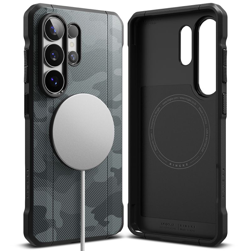Husa pentru Samsung Galaxy S26 Ultra - Ringke Onyx Alpha MagSafe - Camo Black