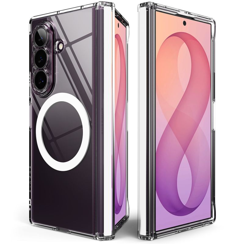 Husa pentru Samsung Galaxy Z Fold8 Ultra - Ringke Fusion Flap MagSafe - Clear