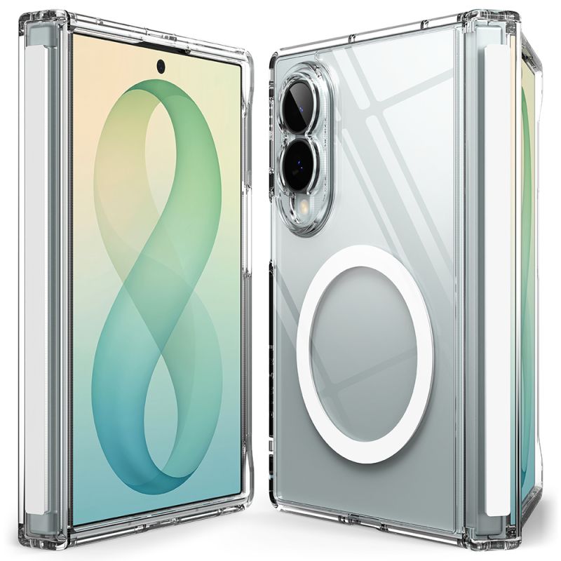 Husa pentru Samsung Galaxy Z Fold8 - Ringke Fusion Flap MagSafe - Clear