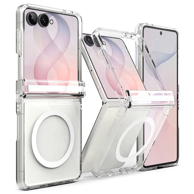 Husa pentru Samsung Galaxy Z Flip8 - Ringke Fusion Flap MagSafe - Clear