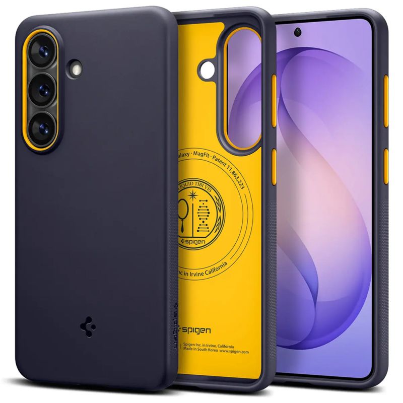 Husa pentru Samsung Galaxy S26 - Spigen Caseology Nano Pop MagSafe (ACS11065) - Blueberry Navy