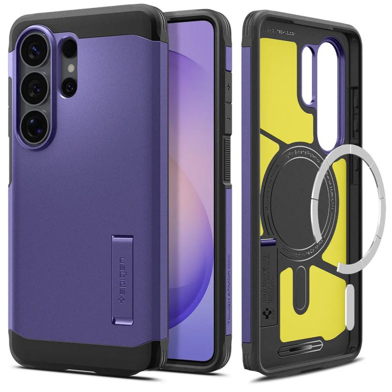 Husa pentru Samsung Galaxy S26 Ultra - Spigen Tough Armor MagSafe (ACS11209) - Ash Violet