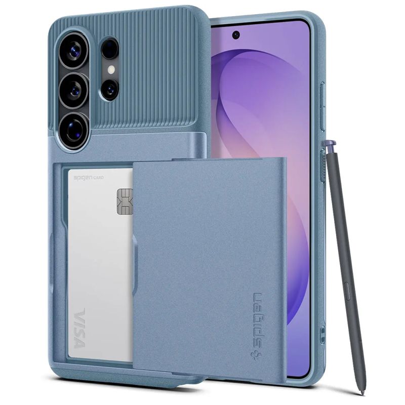 Husa pentru Samsung Galaxy S26 Ultra - Spigen Slim Armor CS (ACS11225) - Light Blue
