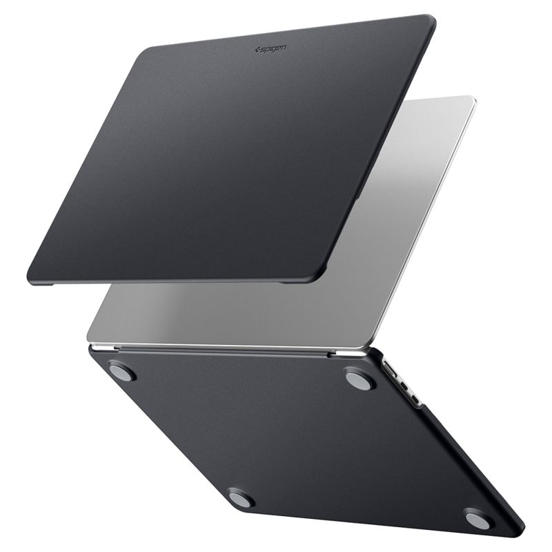 Husa pentru MacBook Air 15" (2026 / 2025 / 2024 / 2023) - Spigen Nano Pop (ACS11267) - Black Sesame