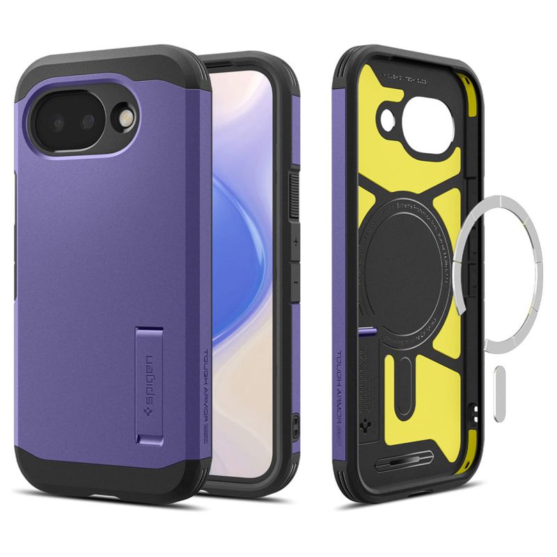 Husa pentru Google Pixel 10a - Spigen Tough Armor MagSafe (ACS11281) - Ash Violet
