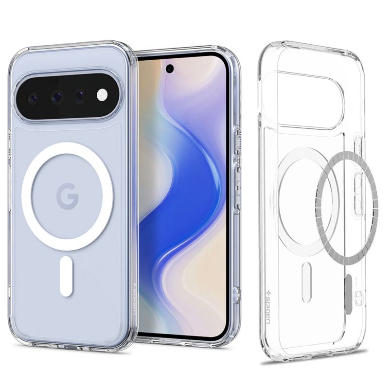 Husa pentru Google Pixel 11 - Spigen Ultra Hybrid MagSafe (ACS11441) - Clear White
