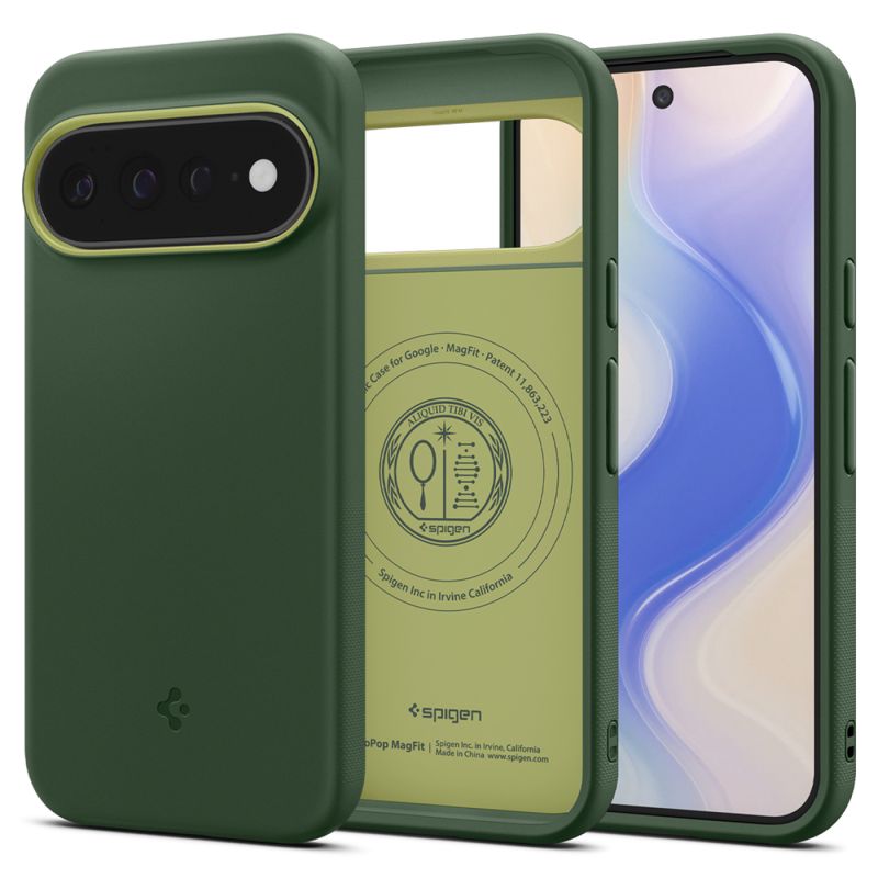 Husa pentru Google Pixel 11 Pro XL - Spigen Caseology Nano Pop MagSafe (ACS11456) - Avo Green