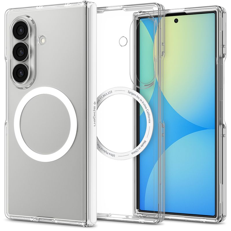 Husa pentru Samsung Galaxy Z Fold8 Ultra - Spigen Ultra Hybrid Pro MagSafe (ACS11506) - Clear White