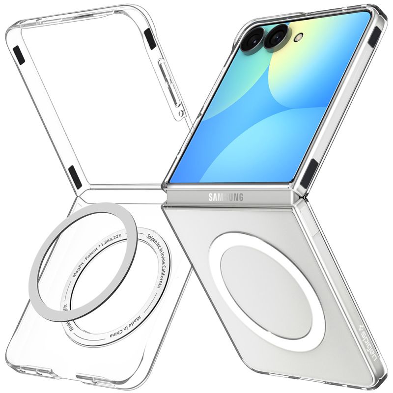 Husa pentru Samsung Galaxy Z Flip8 - Spigen Air Skin MagSafe (ACS11521) - Clear White