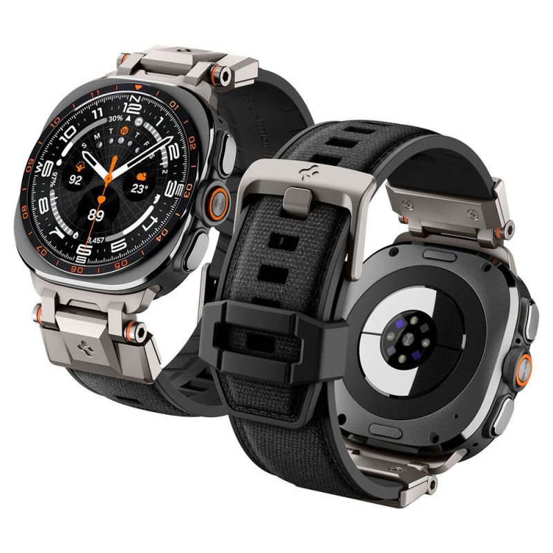 Curea pentru Samsung Galaxy Watch Ultra 2 / Watch Ultra 47mm - Spigen DuraPro Armor (AMP11615) - Black