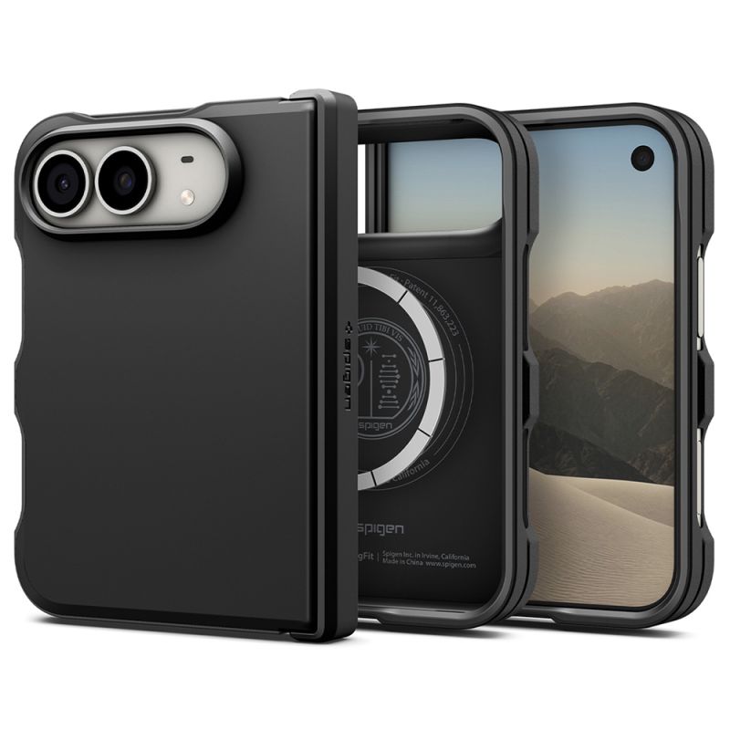 Husa pentru iPhone Duo - Spigen Tough Armor Pro MagSafe (ACS11690) - Black
