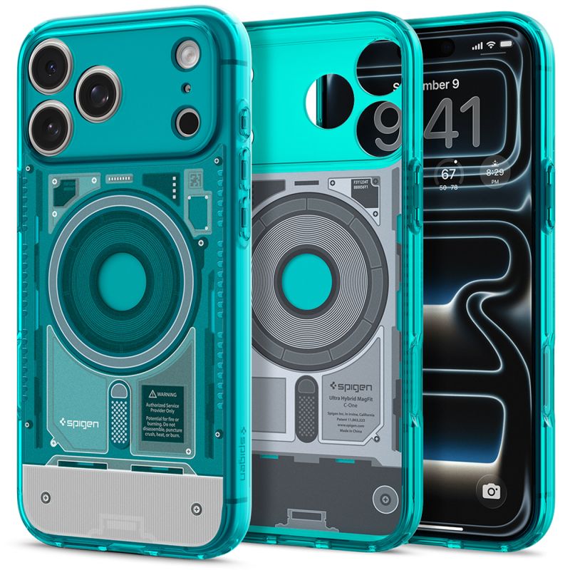 Husa pentru iPhone 18 Pro Max / iPhone 17 Pro Max - Spigen Ultra Hybrid C-One MagSafe (ACS11983) - Bondi Blue