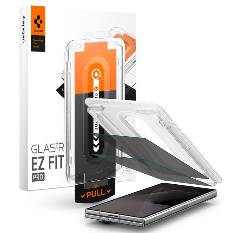 Folie pentru Samsung Galaxy Z Fold7 / Z Fold8 Ultra (set 2) - Spigen Glas.tR EZ FIT Pro (AGL12075) - Privacy