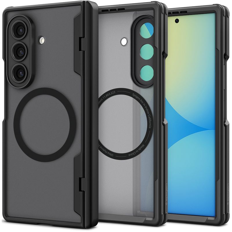 Husa pentru Samsung Galaxy Z Fold8 Ultra - Spigen Ultra Hybrid Pro MagSafe (ACS12102) - Frost Black