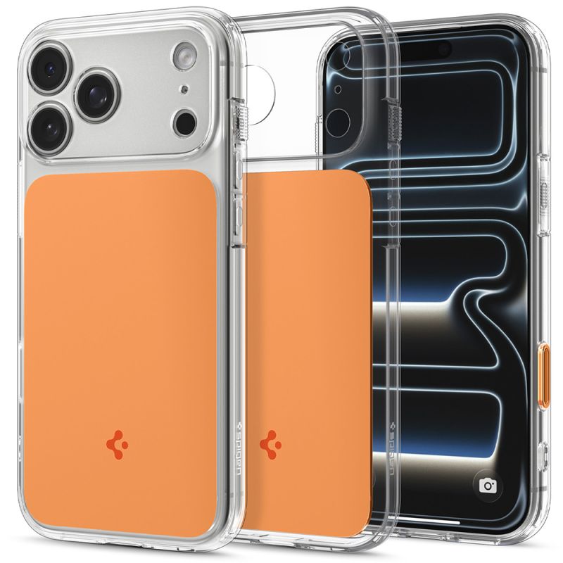Husa pentru iPhone 18 Pro Max / iPhone 17 Pro Max - Spigen Ultra Hybrid T MagSafe (ACS12133) - Glossy Orange