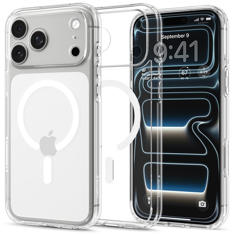Husa pentru iPhone 18 Pro / iPhone 17 Pro - Spigen Ultra Hybrid MagSafe (ACS12155) - Clear White