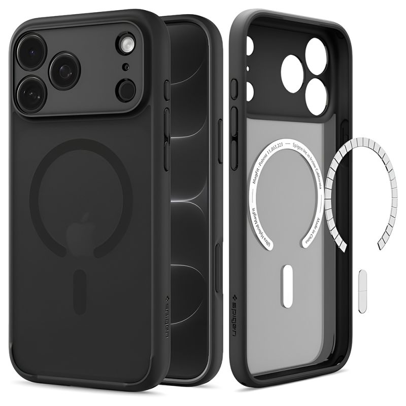 Husa pentru iPhone 18 Pro / iPhone 17 Pro - Spigen Ultra Hybrid MagSafe (ACS12160) - Frost Black