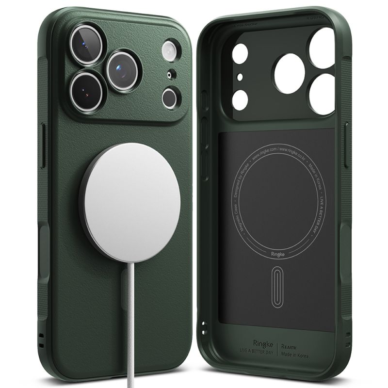Husa pentru iPhone 18 Pro Max / iPhone 17 Pro Max - Ringke Onyx MagSafe - Dark Green