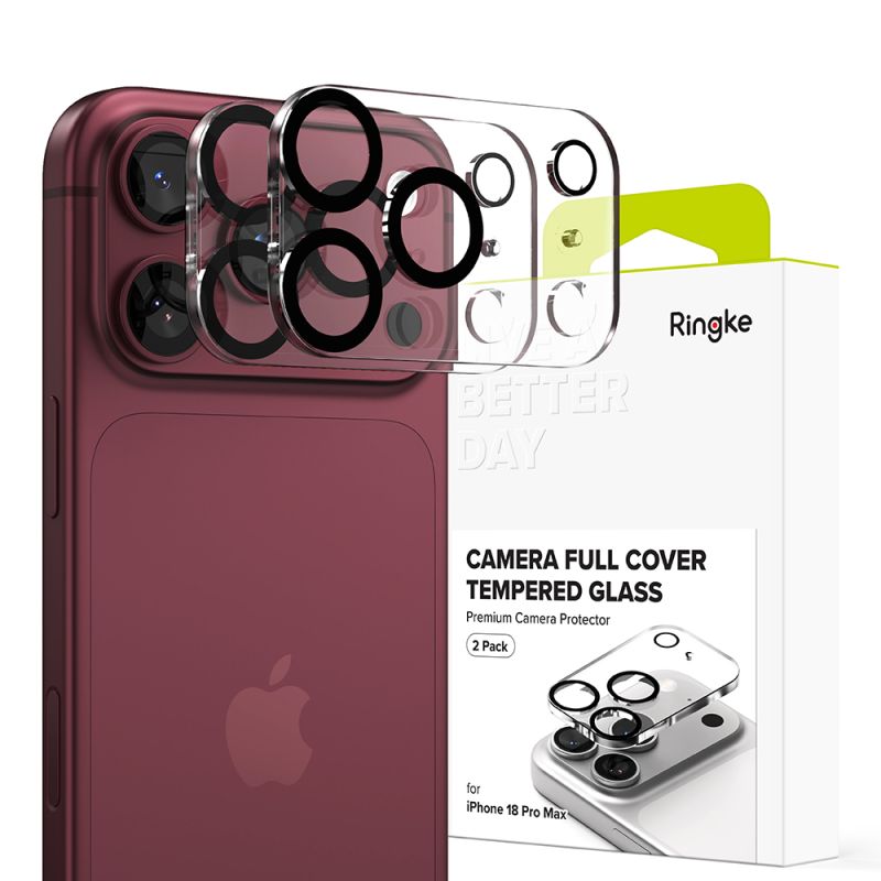 Folie Camera pentru iPhone 18 Pro Max (set 2) - Ringke Camera Full Cover - Clear