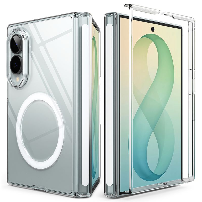 Husa pentru Samsung Galaxy Z Fold8 - Ringke Fusion Air Flap MagSafe - Clear