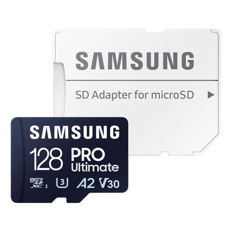 Card de Memorie, 128GB, UHS-I U3, 200MB/s - Samsung PRO Ultimate (MB-MY128SA/WW) - Blue/White