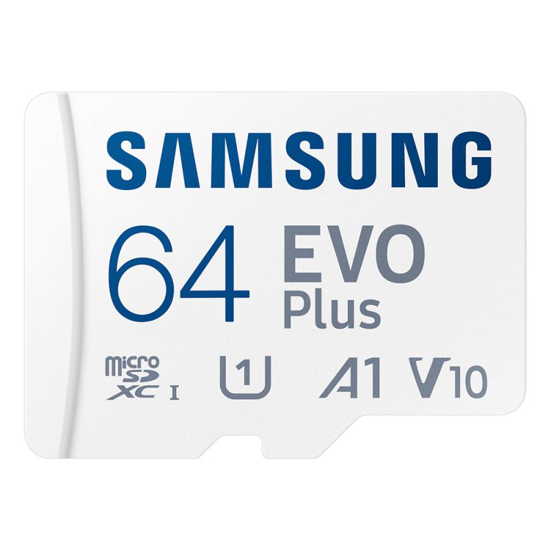 Card de Memorie, 64GB, Class 10, UHS-I, Waterproof - Samsung Evo Plus (MB-MC64SA/EU) - White