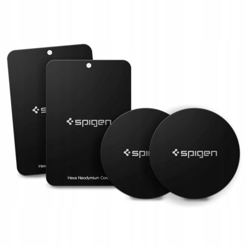 Placute Metalice pentru Telefon (set 4) - Spigen MP-4P (000EP20342) - Black