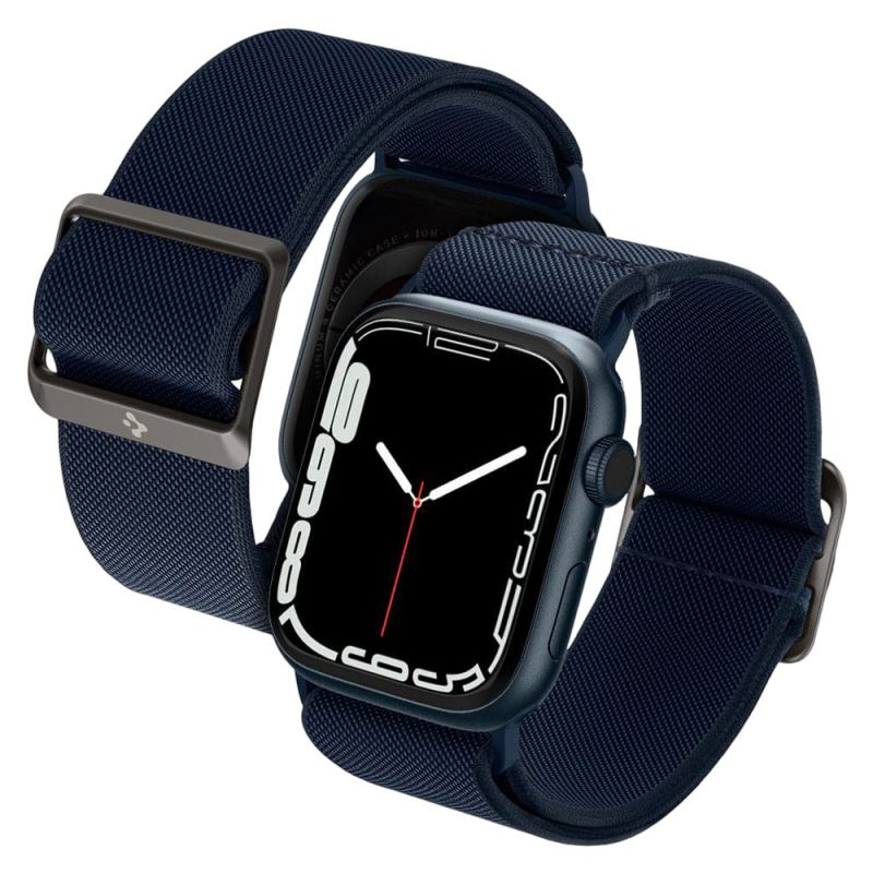 Curea pentru Apple Watch 12/11/10/9/8/7/SE (3/2/1 Gen)/6/5/4/(44mm/45mm)/ Ultra 4/3/2/1 (46mm/49mm) - Spigen Lite Fit (AMP02287) - Navy