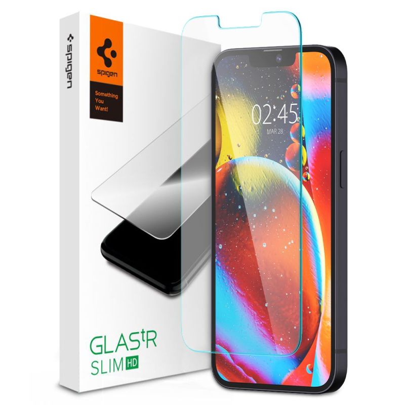 Folie pentru iPhone 13 / iPhone 13 Pro / iPhone 14 / iPhone 16e / iPhone 17e - Glas.tR Slim HD (AGL03391) - Clear