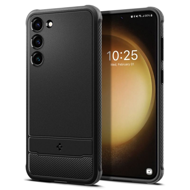 Husa pentru Samsung Galaxy S23 - Spigen Rugged Armor (ACS05711) - Black