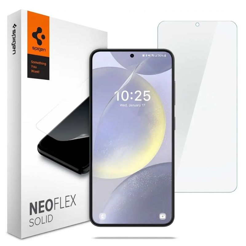 Folie pentru Samsung Galaxy S24 (set 2) - Spigen Neo Flex Solid (AFL07439) - Clear