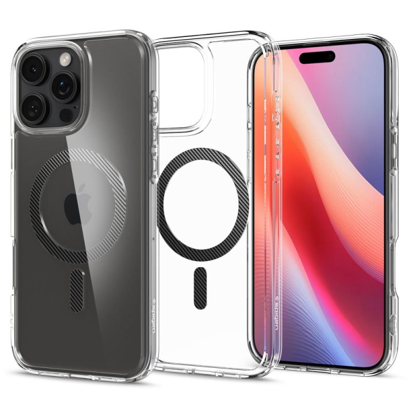Husa pentru iPhone 16 Pro Max - Spigen Ultra Hybrid MagSafe (ACS08000) - Carbon Fiber