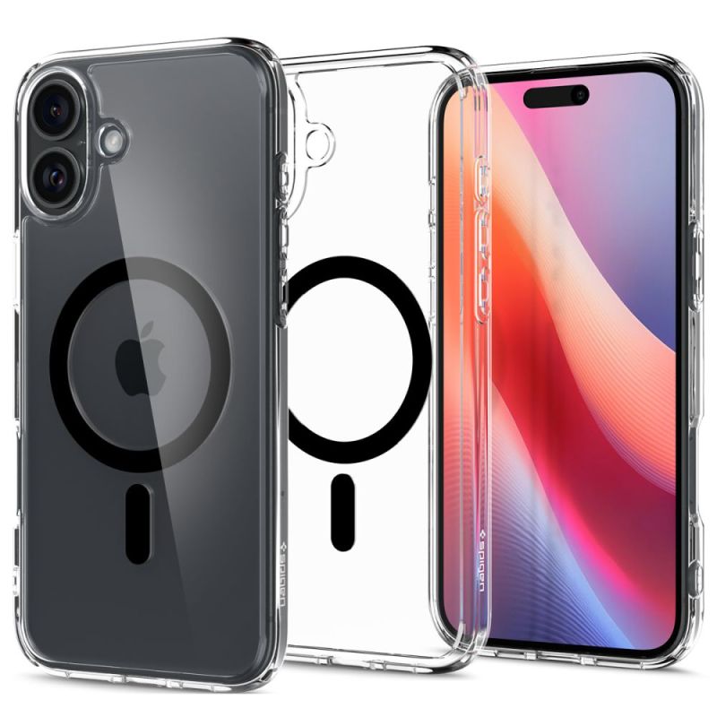 Husa pentru iPhone 16 Plus - Spigen Ultra Hybrid MagSafe (ACS08076) - Black