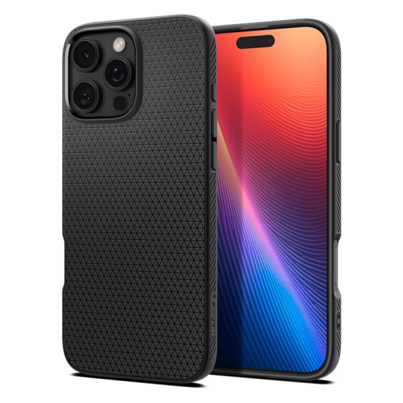 Husa pentru iPhone 16 Pro - Spigen Liquid Air (ACS08117) - Matte Black