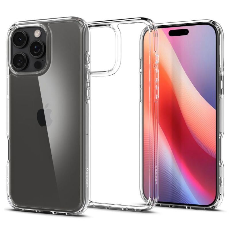 Husa pentru iPhone 16 Pro - Spigen Ultra Hybrid (ACS08121) - Crystal Clear