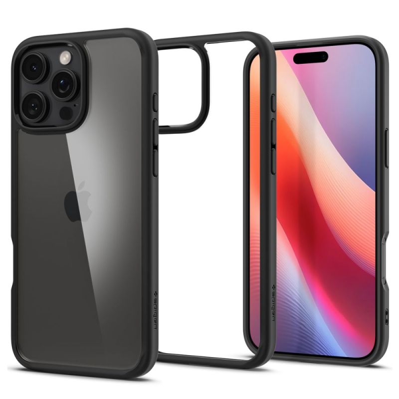Husa pentru iPhone 16 Pro - Spigen Ultra Hybrid (ACS08125) - Matte Black