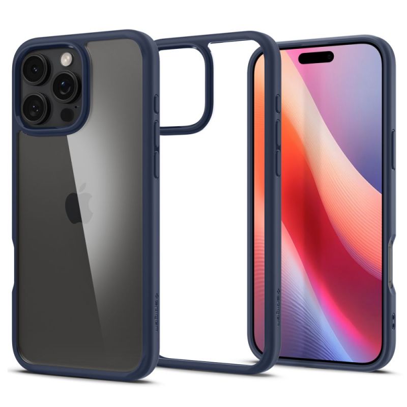 Husa pentru iPhone 16 Pro - Spigen Ultra Hybrid (ACS08126) - Navy Blue