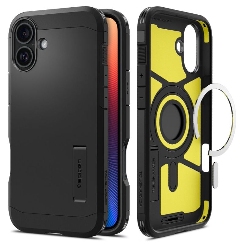 Husa pentru iPhone 16 - Spigen Tough Armor MagSafe (ACS08216) - Black