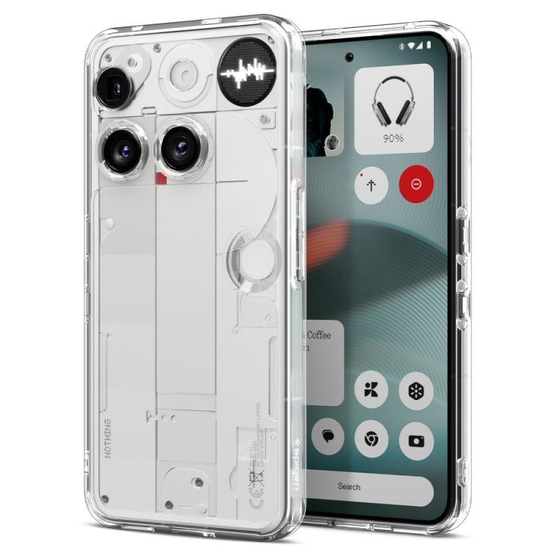 Husa pentru Nothing Phone (3) - Spigen Ultra Hybrid (ACS08567) - Crystal Clear