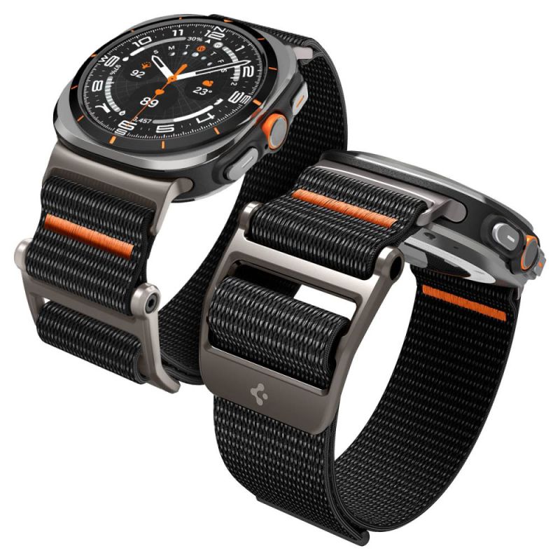 Curea pentru Samsung Galaxy Watch Ultra 47mm / Watch Ultra 2 - Spigen DuraPro Flex (AMP08773) - Black