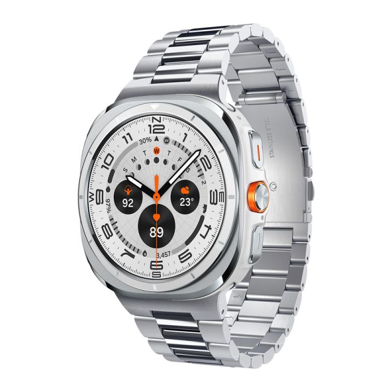 Curea pentru Samsung Galaxy Watch Ultra 47mm / Watch Ultra 2 - Spigen Modern Fit (AMP08823) - Silver