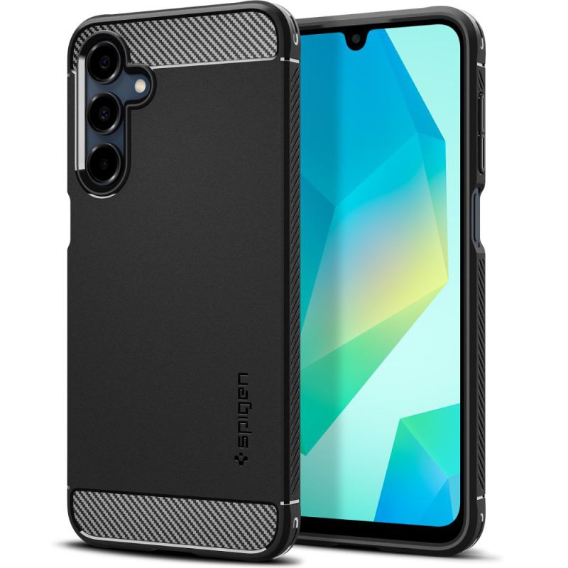Husa pentru Samsung Galaxy A16 4G / A16 5G - Spigen Rugged Armor (ACS08891) - Black